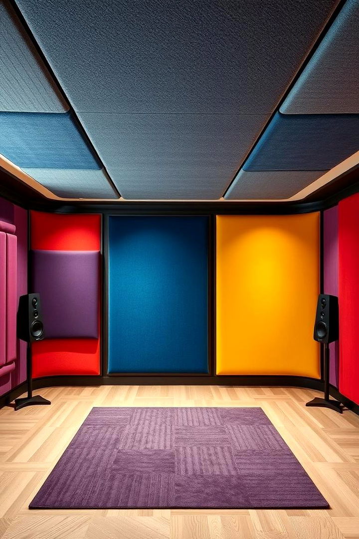 Acoustic Panels and Bass Traps - 22 Home Theater Ideas