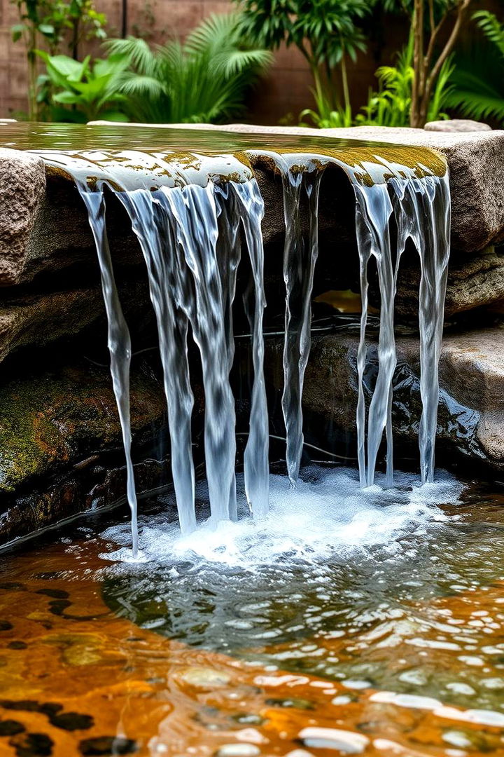 Acoustic Water Sound Experience - 22 Pondless Waterfall Design Ideas