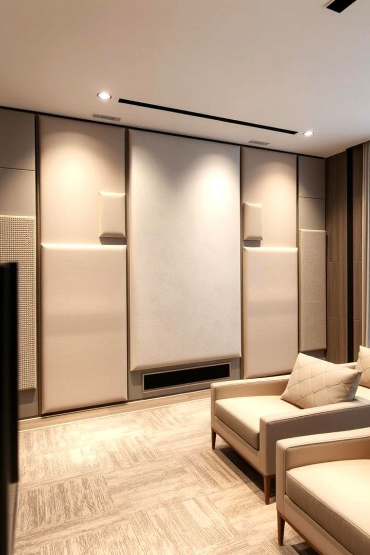Acoustical Wall Treatments - 22 Media Room Ideas