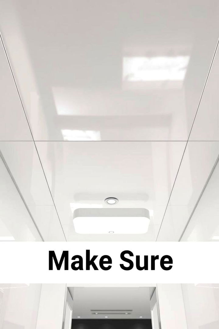 Acrylic Panel Finishes - 22 Bathroom Ceiling Ideas