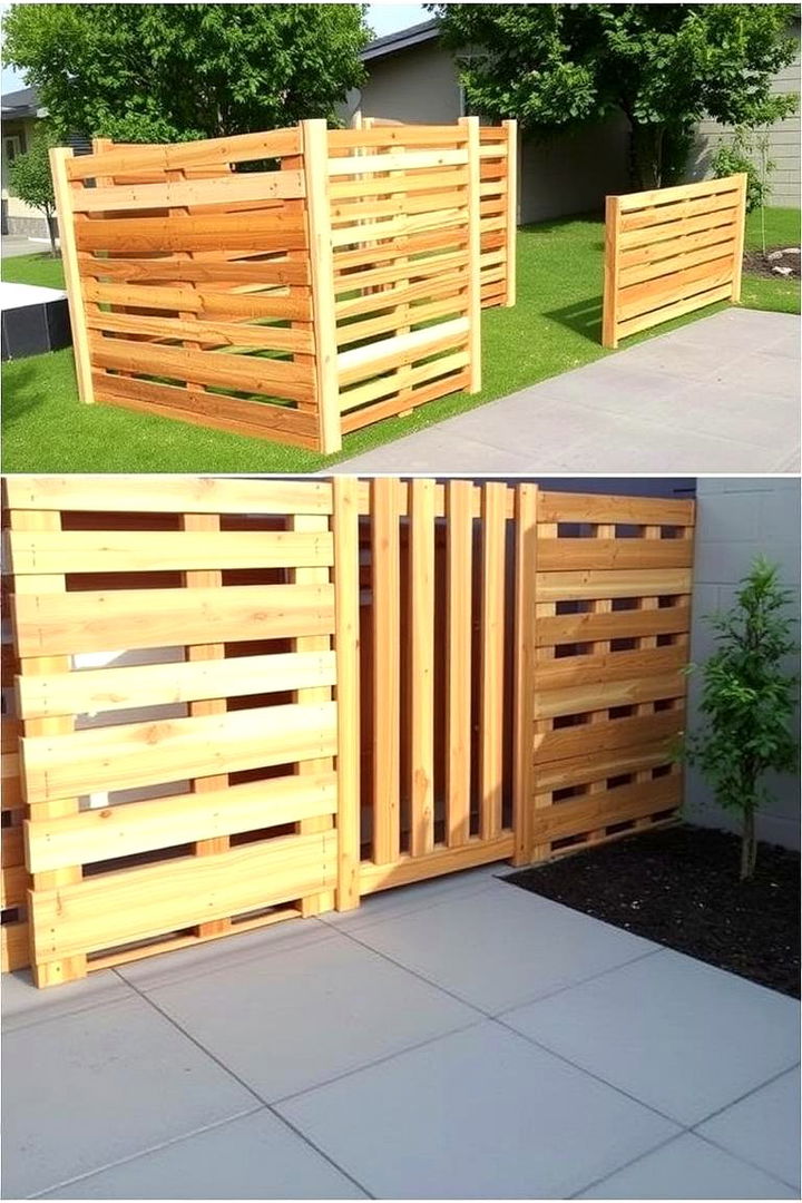 Adaptable DIY Pallet Fence System - 22 Pallet Fence Ideas