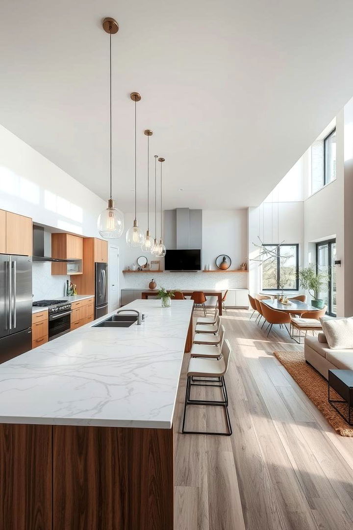 Adapting for Open Concepts - 22 Kitchens Without Upper Cabinets