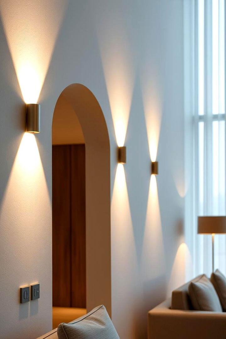 Adaptive Dimmer Controlled Lights - 22 Living Room Wall Lighting Ideas