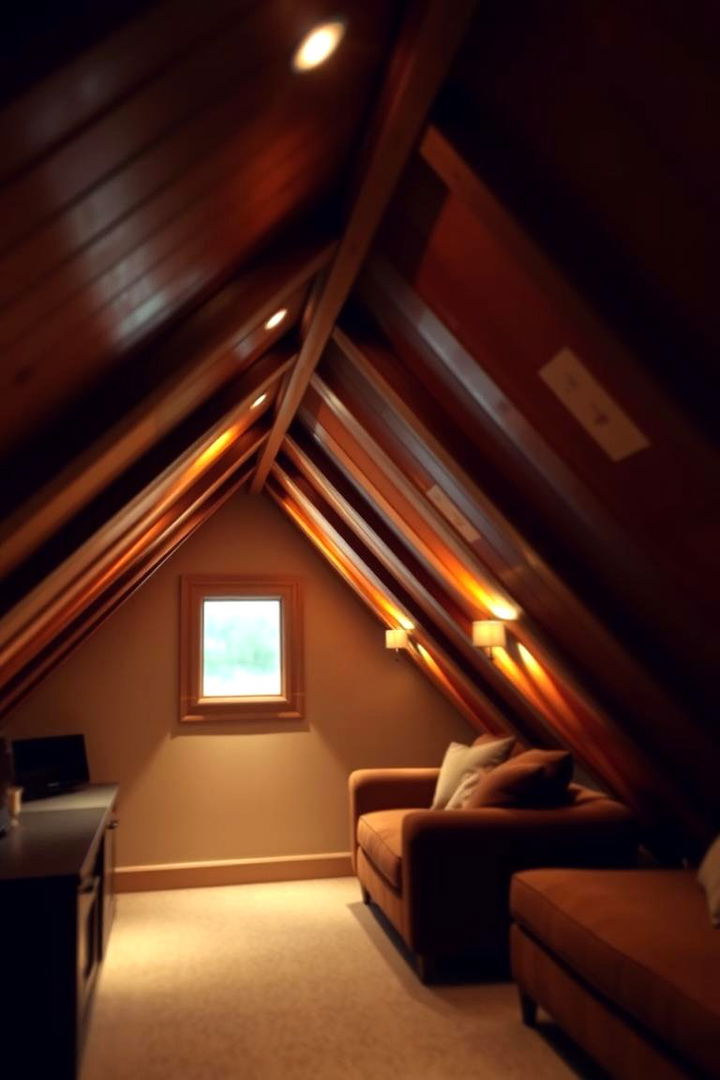 Add Ambient Lighting - 22 Low Ceiling Small Attic Room Ideas