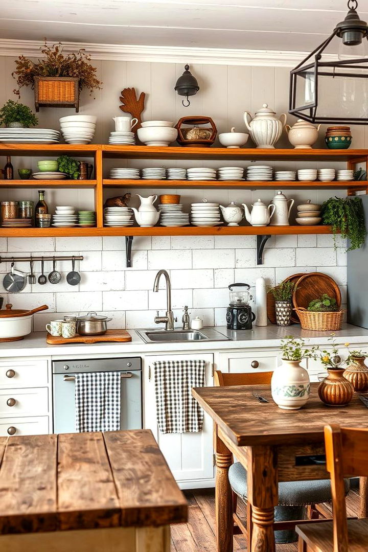 Adding Country Kitchen Accents - 22 Cottage Decorating Ideas