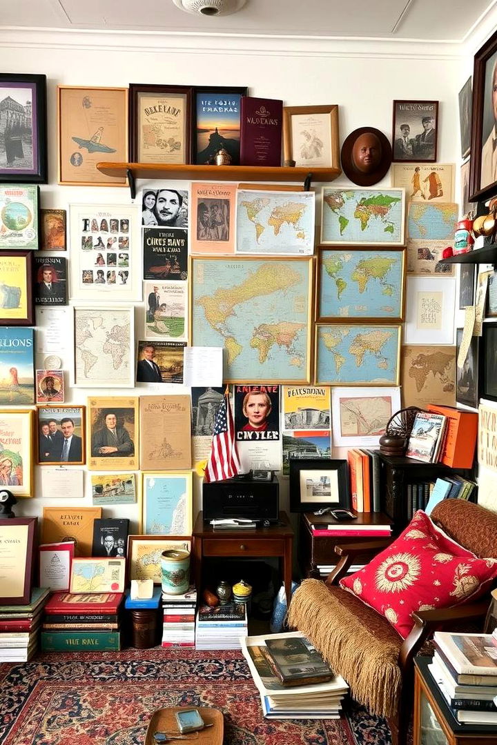 Adding Cultural Ephemera - 22 Boho Room Ideas