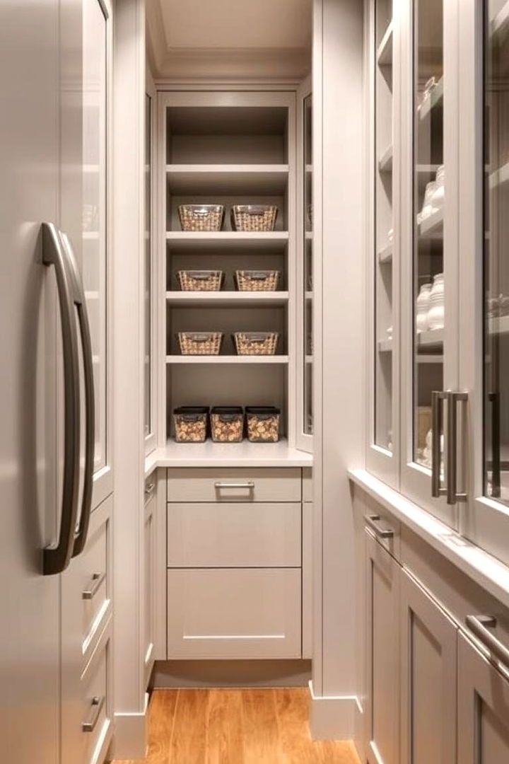Adding Custom Cabinetry - 22 Kitchen Pantry Ideas