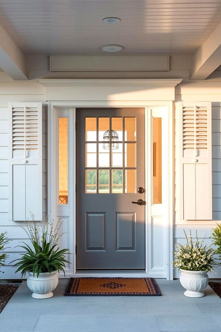 Adding Decorative Shutters - 22 Small Cape Cod Front Porch Ideas