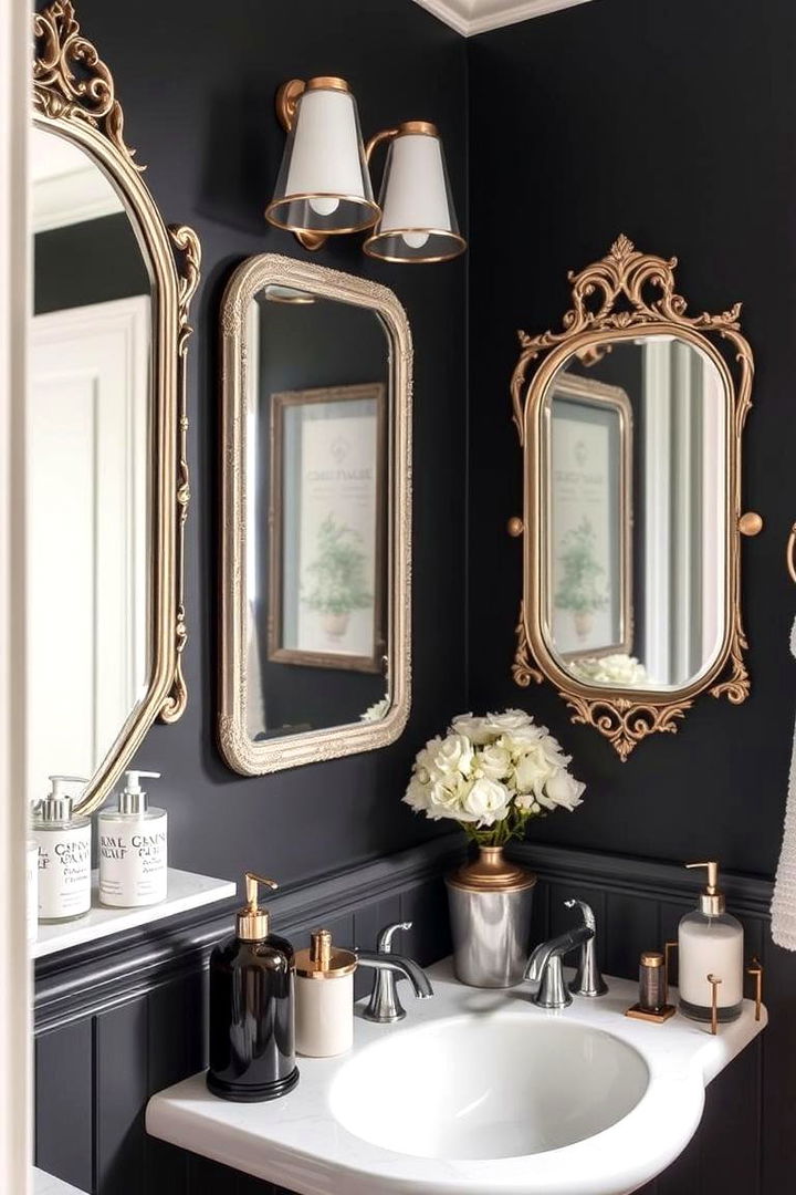 Adding Elegant Accessories - 22 Masculine Bathroom Ideas