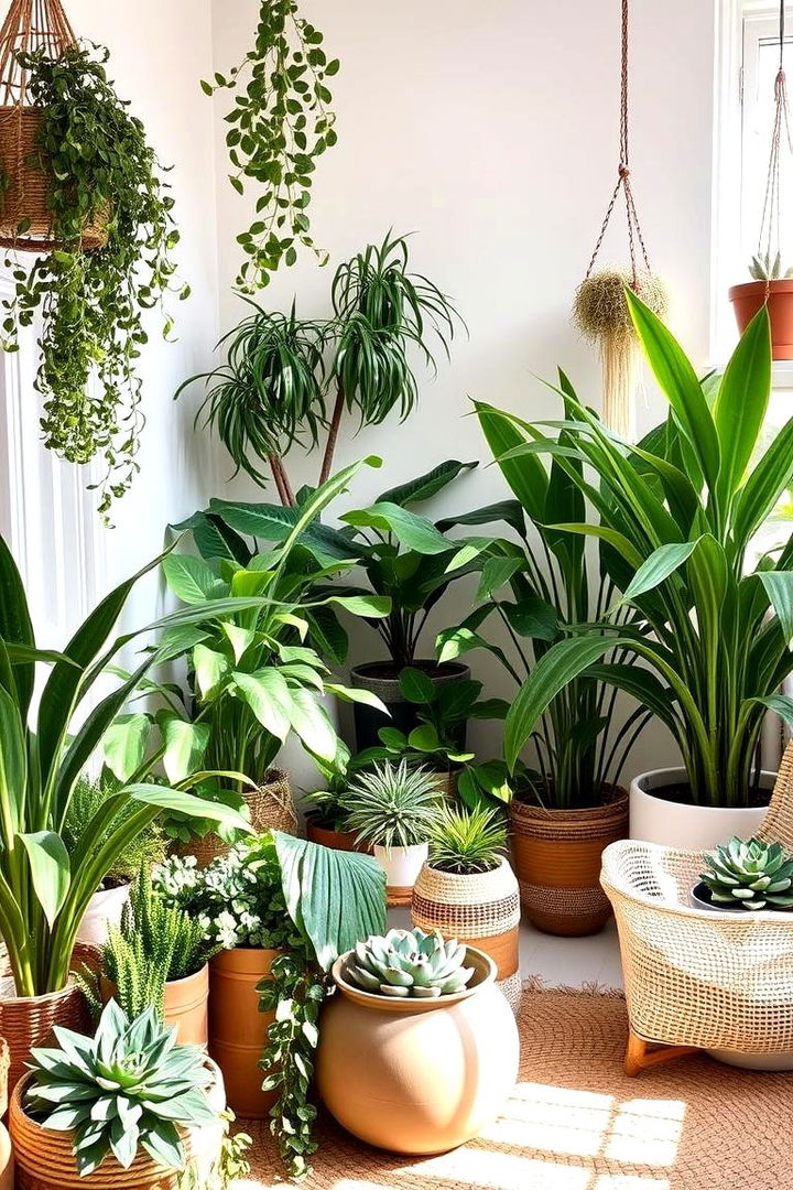 Adding Greenery and Natural Touches - 22 Boho Room Ideas