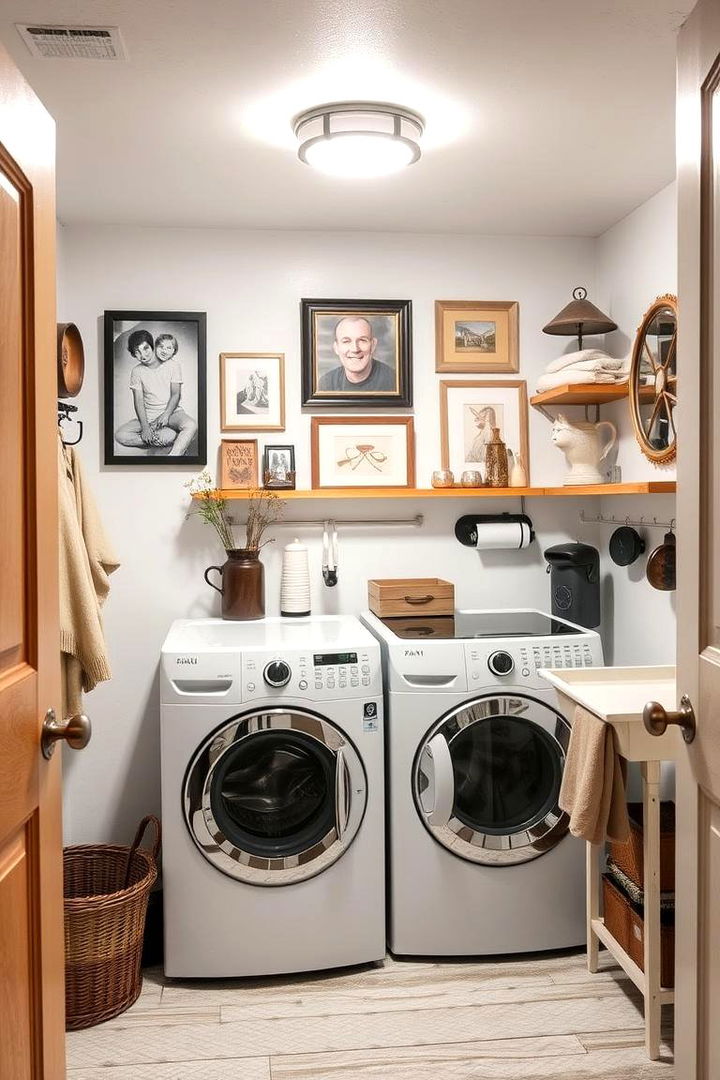 Adding Personalized Decor for a Homey Touch - 22 basement laundry room ideas