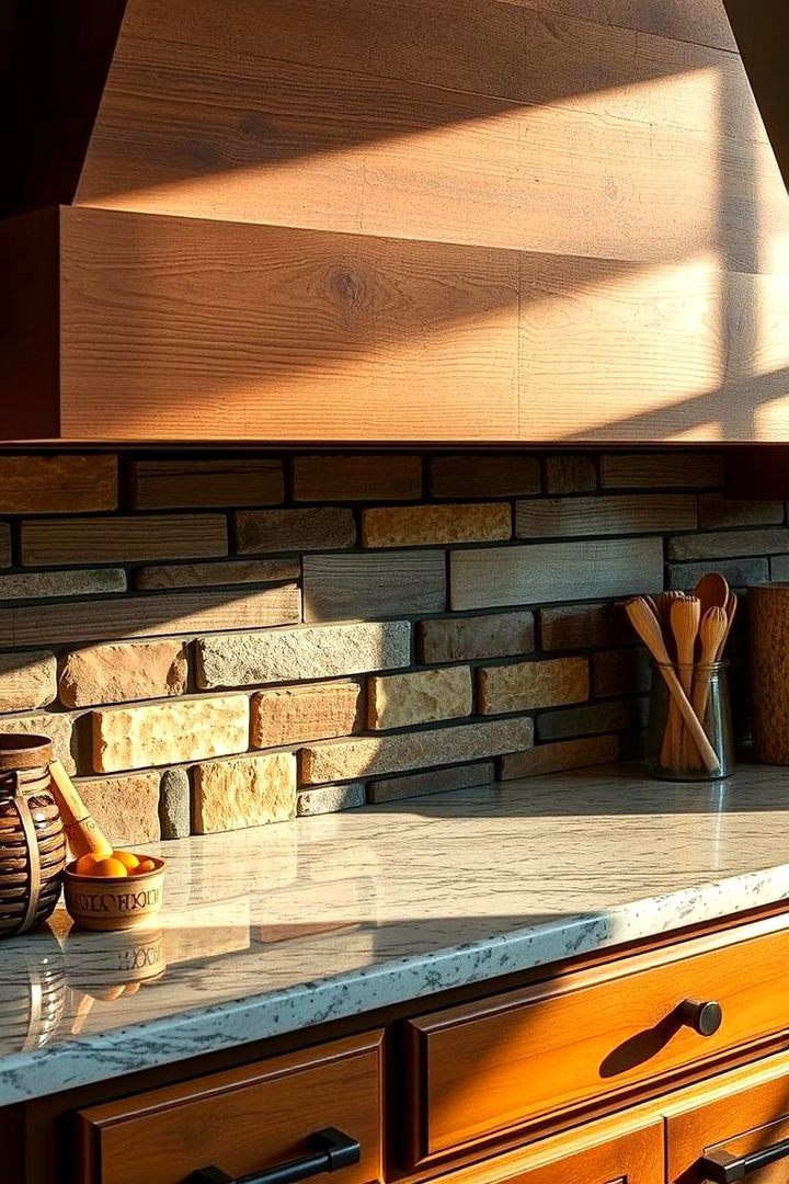 Adirondack Inspired Elements - 22 Rustic Backsplash Ideas