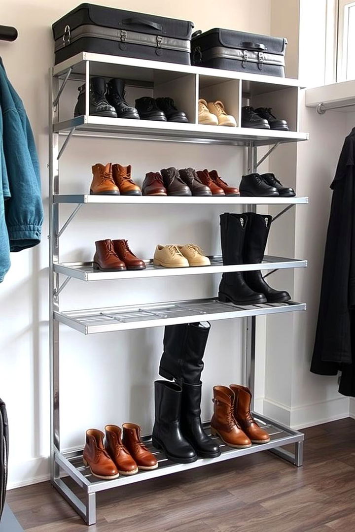 Adjustable Boot Racks - 22 Boot Room Ideas