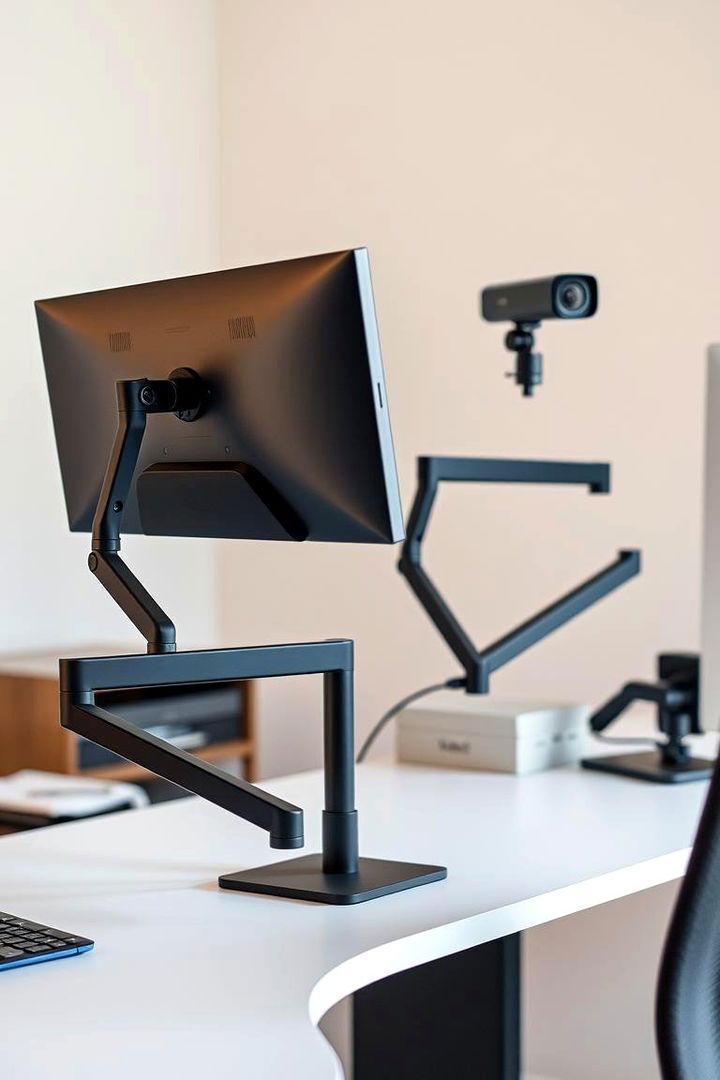 Adjustable Desk Mounts - 22 Streaming Setup Ideas