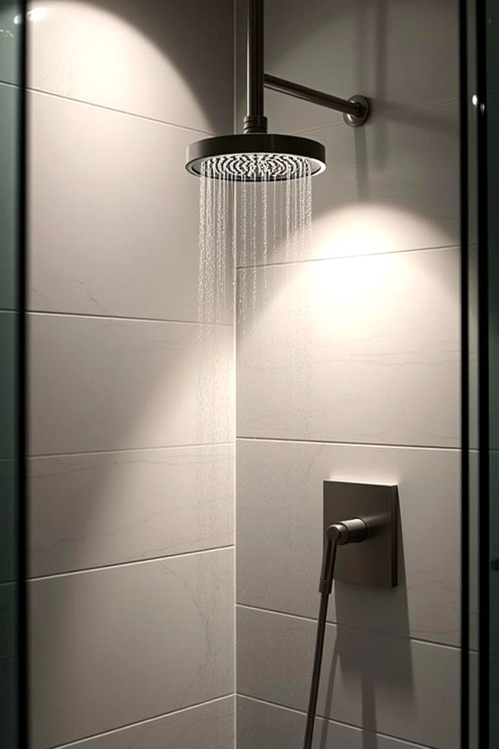 Adjustable Dimmable Fixtures - 22 Shower Lighting Ideas