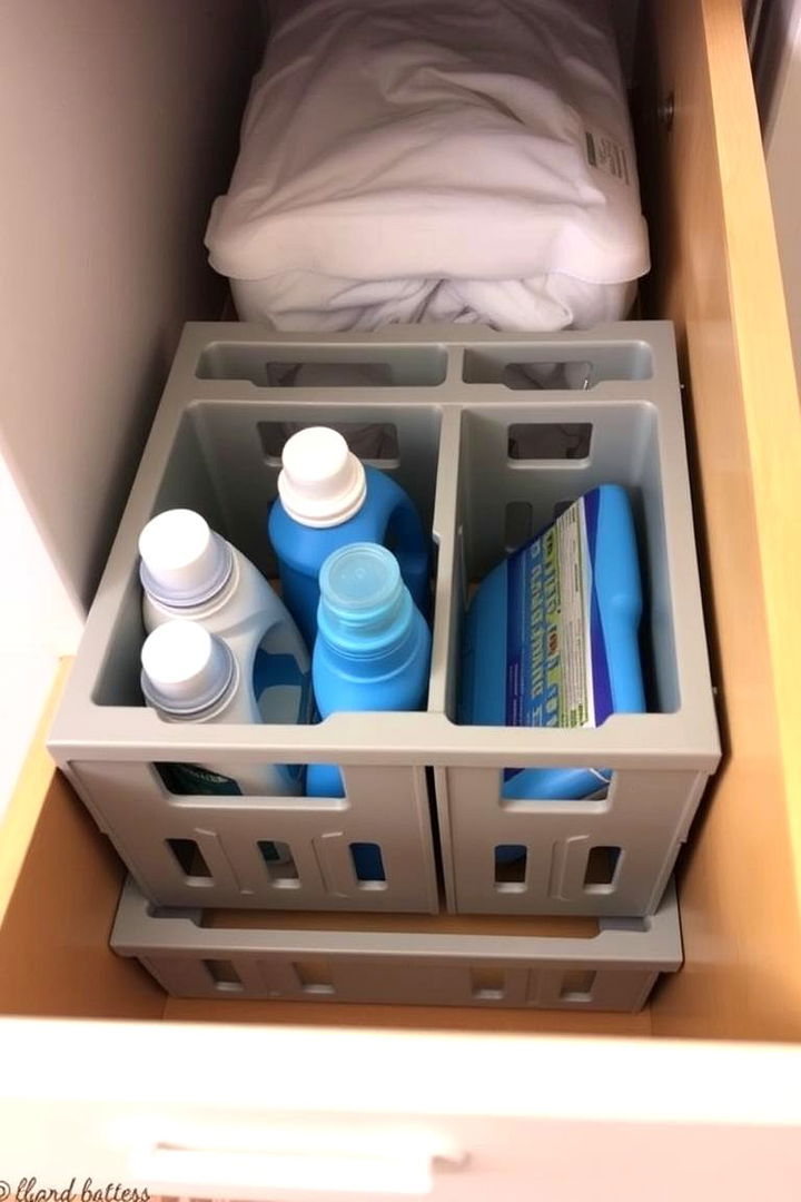 Adjustable Drawer Dividers - 22 Laundry Detergent Storage Ideas