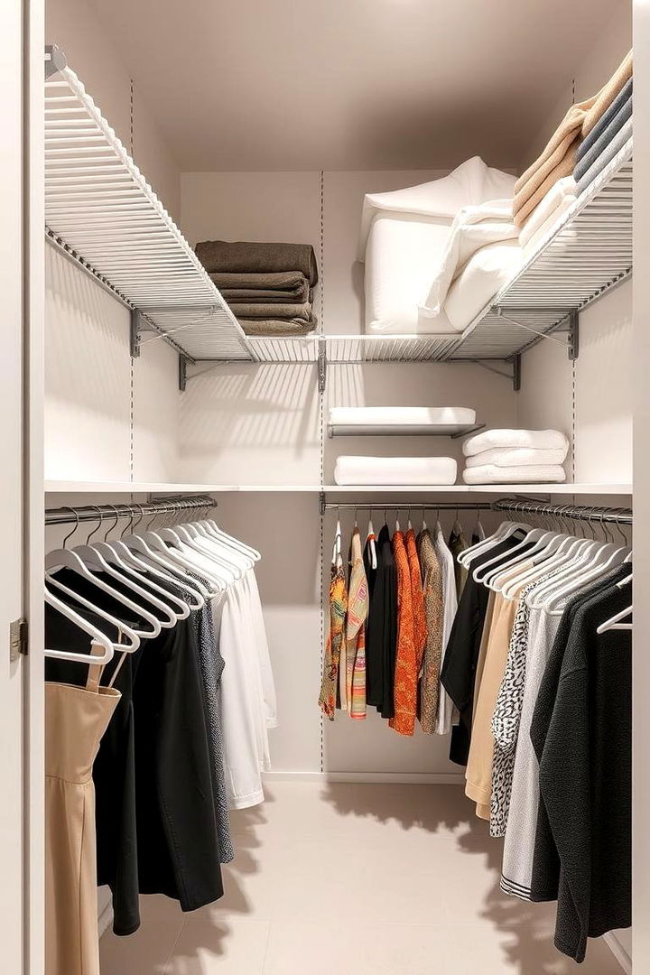 Adjustable Hanging Racks - 22 Closet Ideas