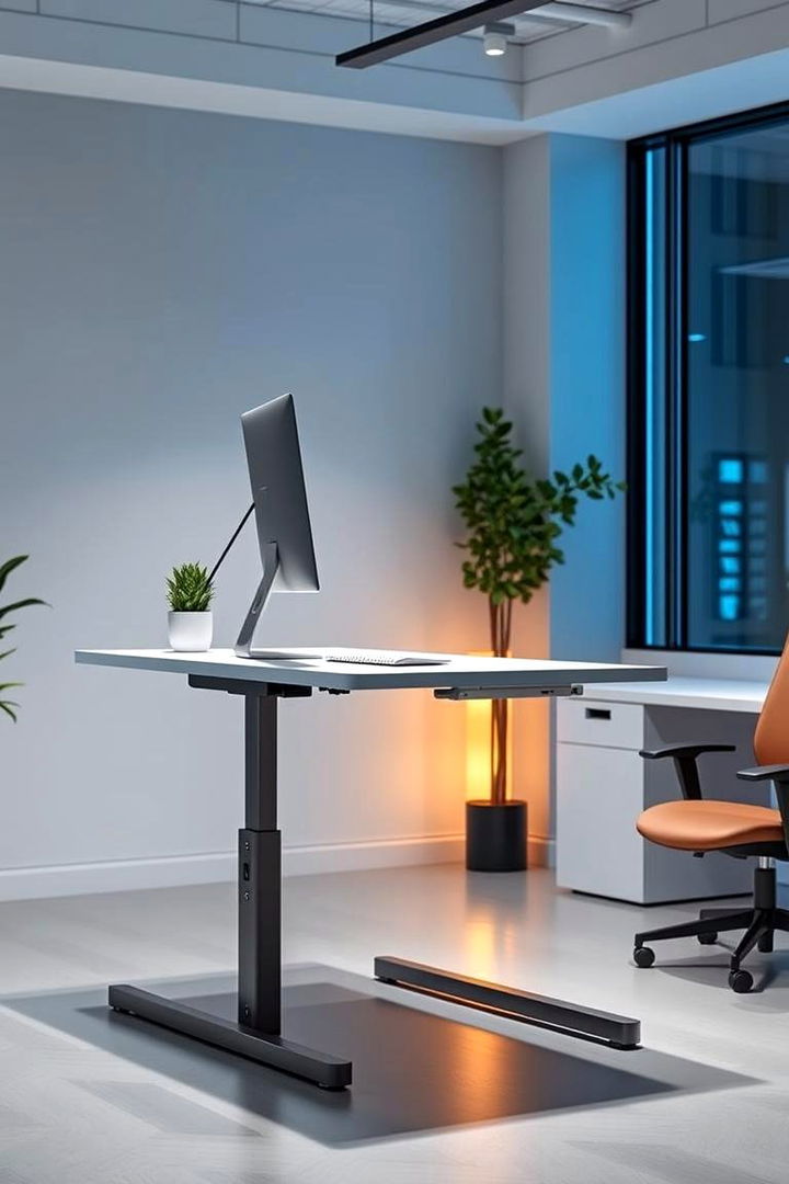 Adjustable Height SitStand Desk - 22 Desk Ideas