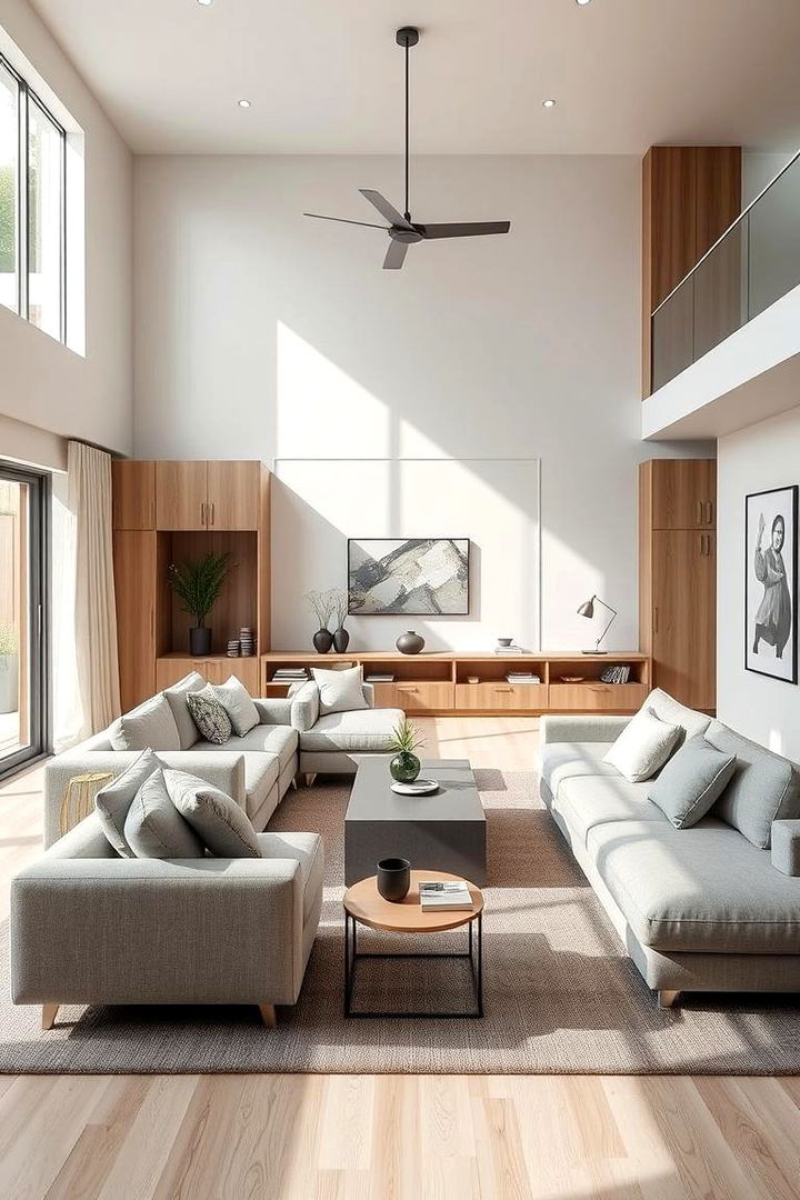 Adjustable Seating Arrangement - 22 Family Room Ideas