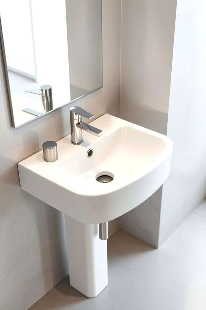 Adjustable Sink Height Installation - 22 Handicap Bathroom Ideas