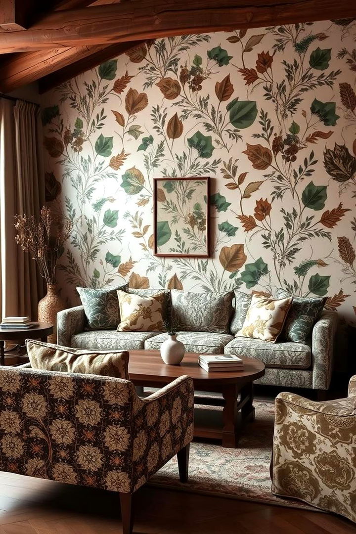 Adopting Nature Inspired Patterns - 22 Primitive Living Room Ideas