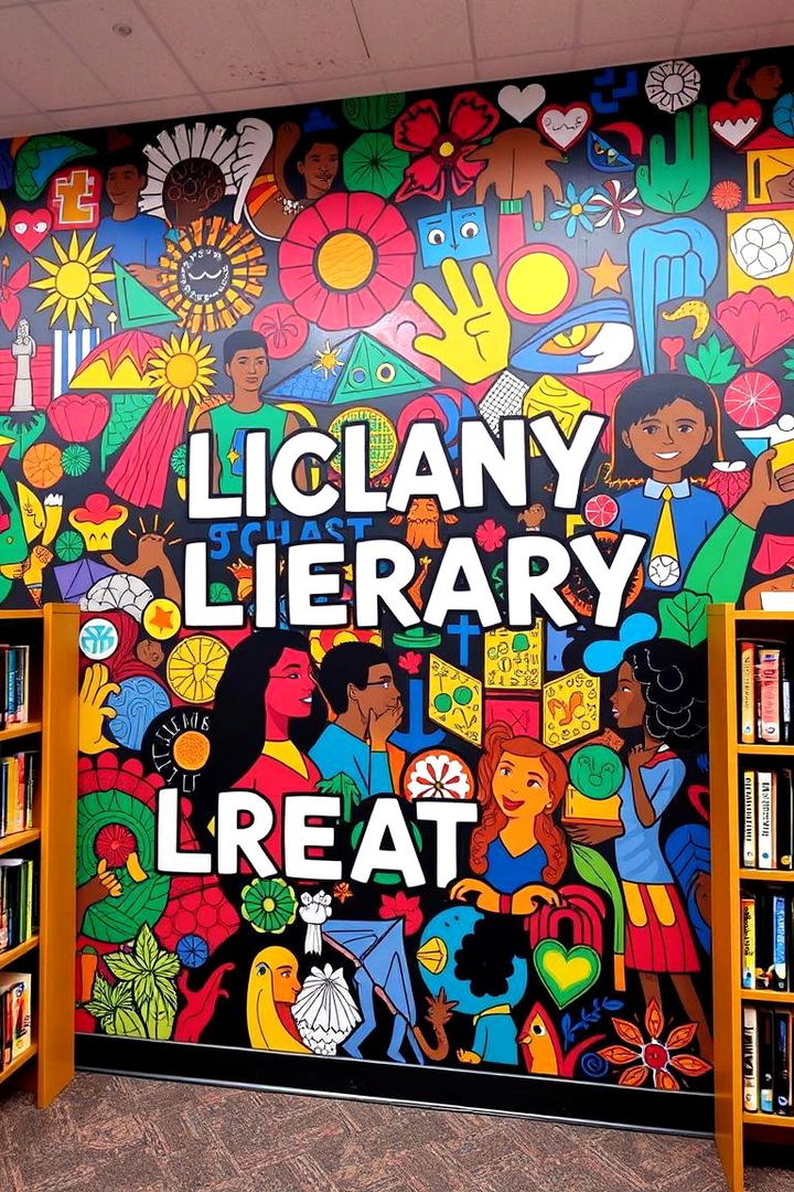 Advocating Inclusive Creativity - 22 Library Murals