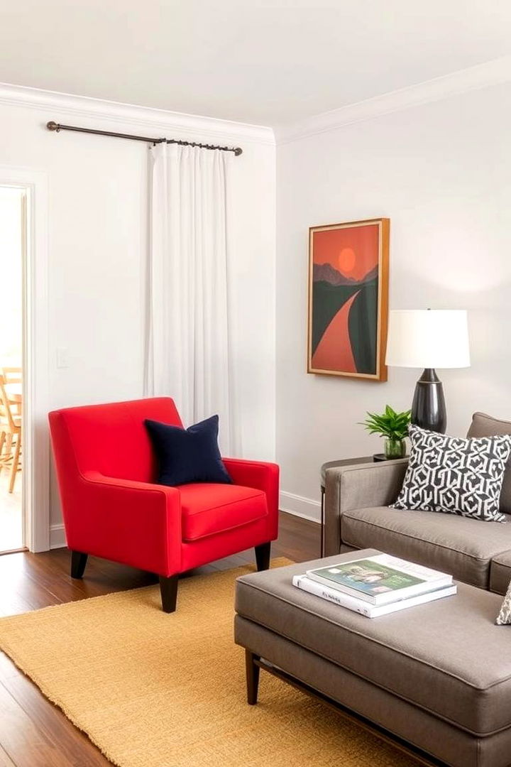 Affordable Accent Chairs for a Pop of Personality - 22 Budget Apartment Living Room Ideas