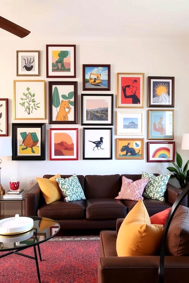 Affordable Artwork Galleries on a Budget - 22 Budget Apartment Living Room Ideas
