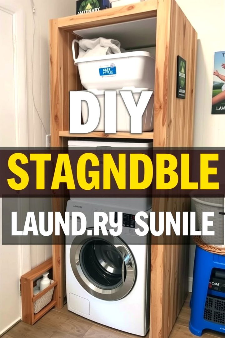 Affordable DIY Stackable Ideas - 22 Stackable Laundry Room Ideas