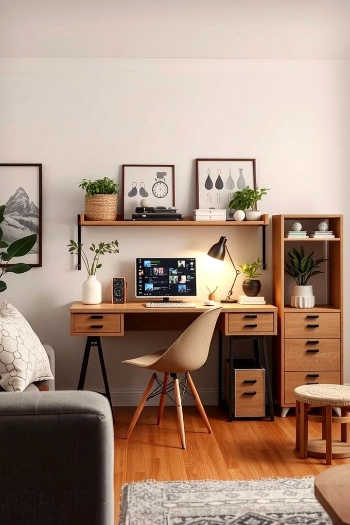 Affordable Desk Ideas for Budget Living Rooms - 22 Desk in Living Room Ideas
