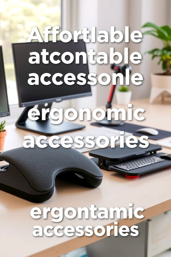 Affordable Ergonomic Accessories - 22 Budget Home Office Ideas
