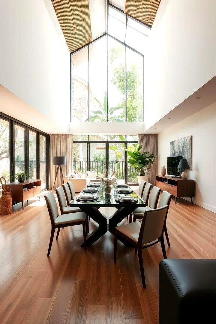 Airy Open Layout Design - 22 Greenhouse Dining Room Ideas