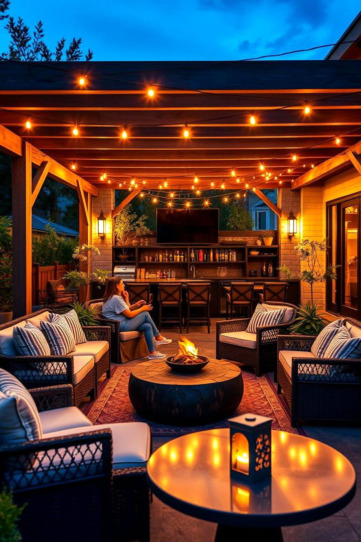 Al Fresco Entertainment Zone - 22 Large Balcony Ideas