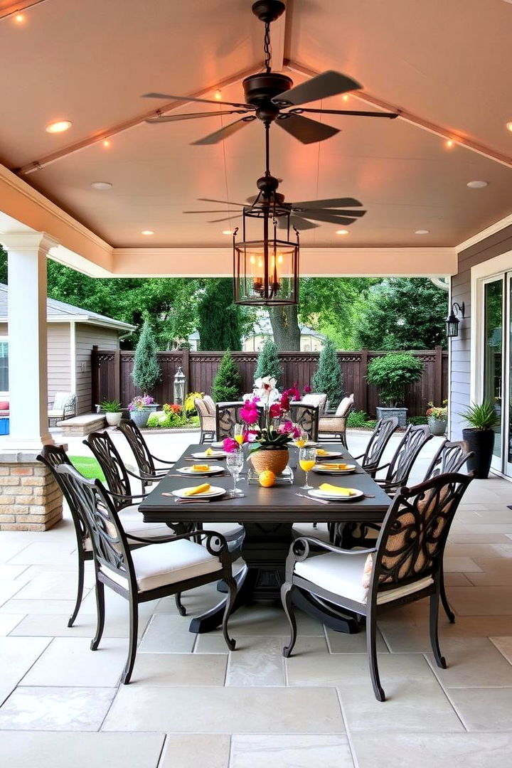 Alfresco Dining Area - 22 Large Backyard Ideas