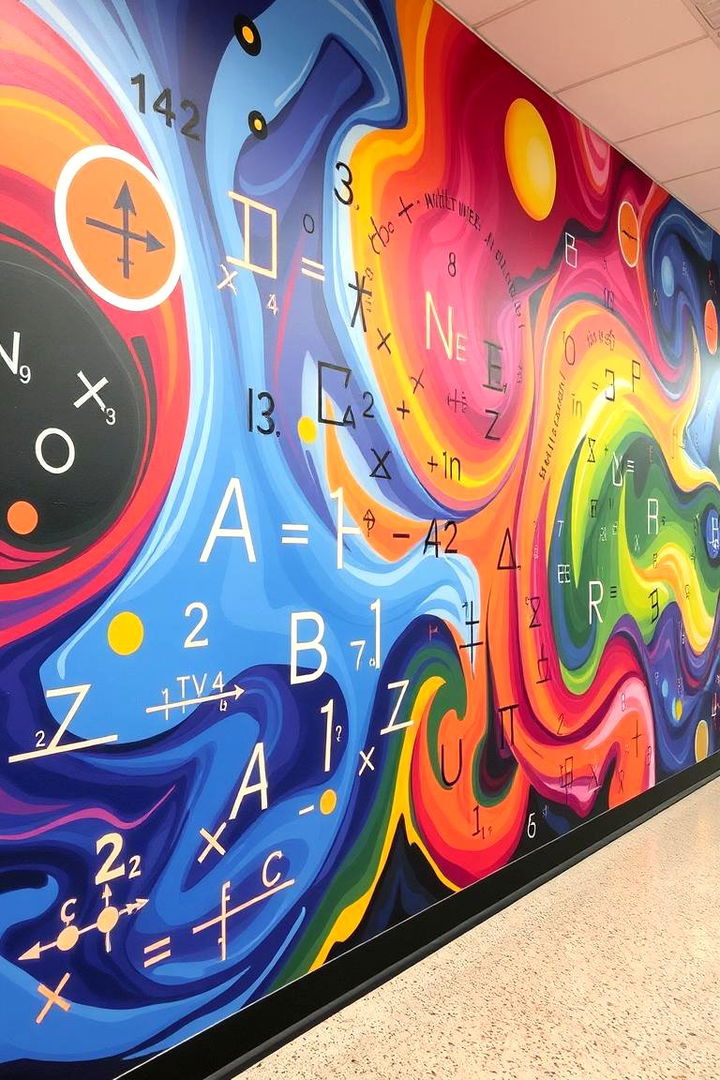 Algebraic Adventures - 22 Math Mural Ideas
