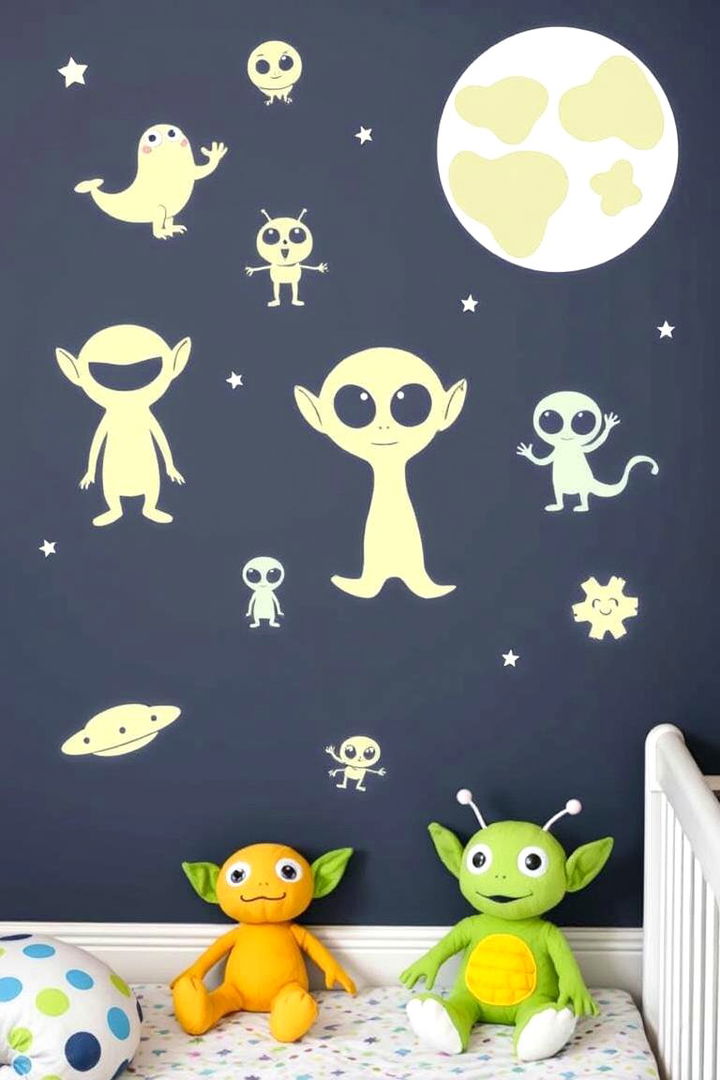 Alien Creature Accents for a Fun Twist - 22 Space-themed Nursery Ideas