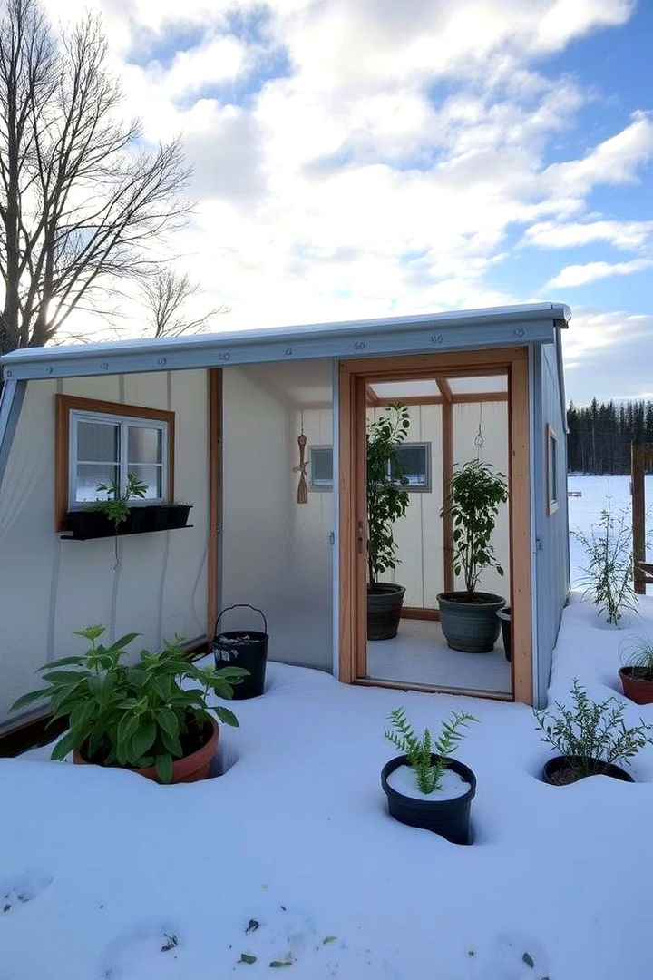 All Season Growing and Storage - 22 Greenhouse and Shed Combo Ideas