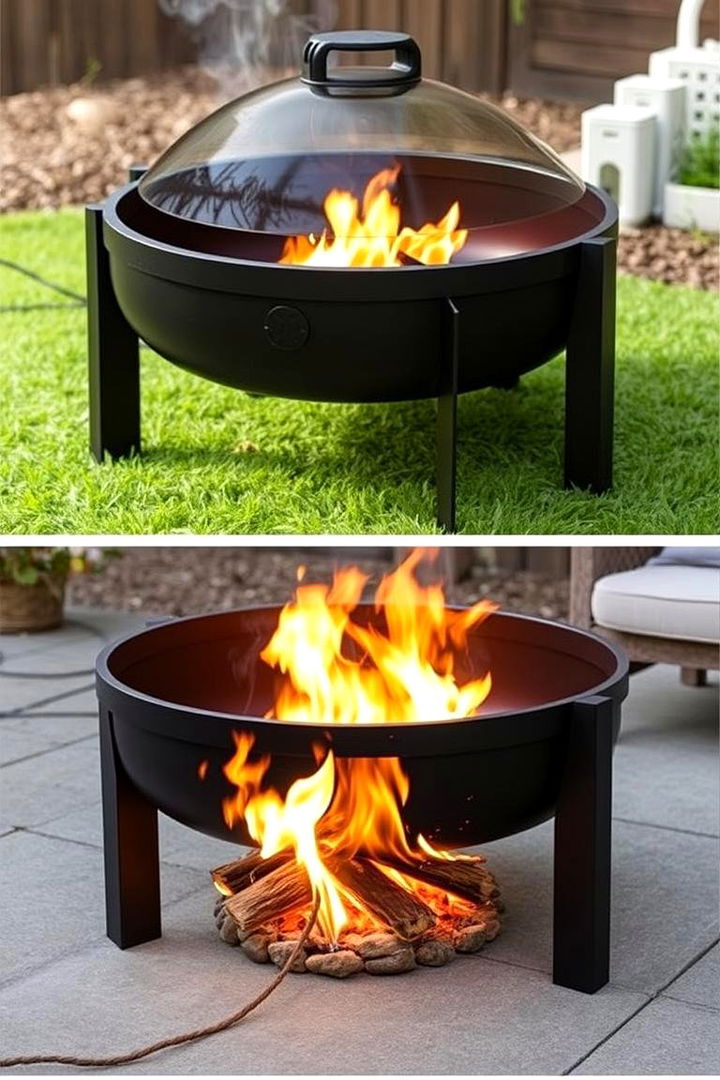 All Weather Durability - 22 Metal Fire Pit Ideas