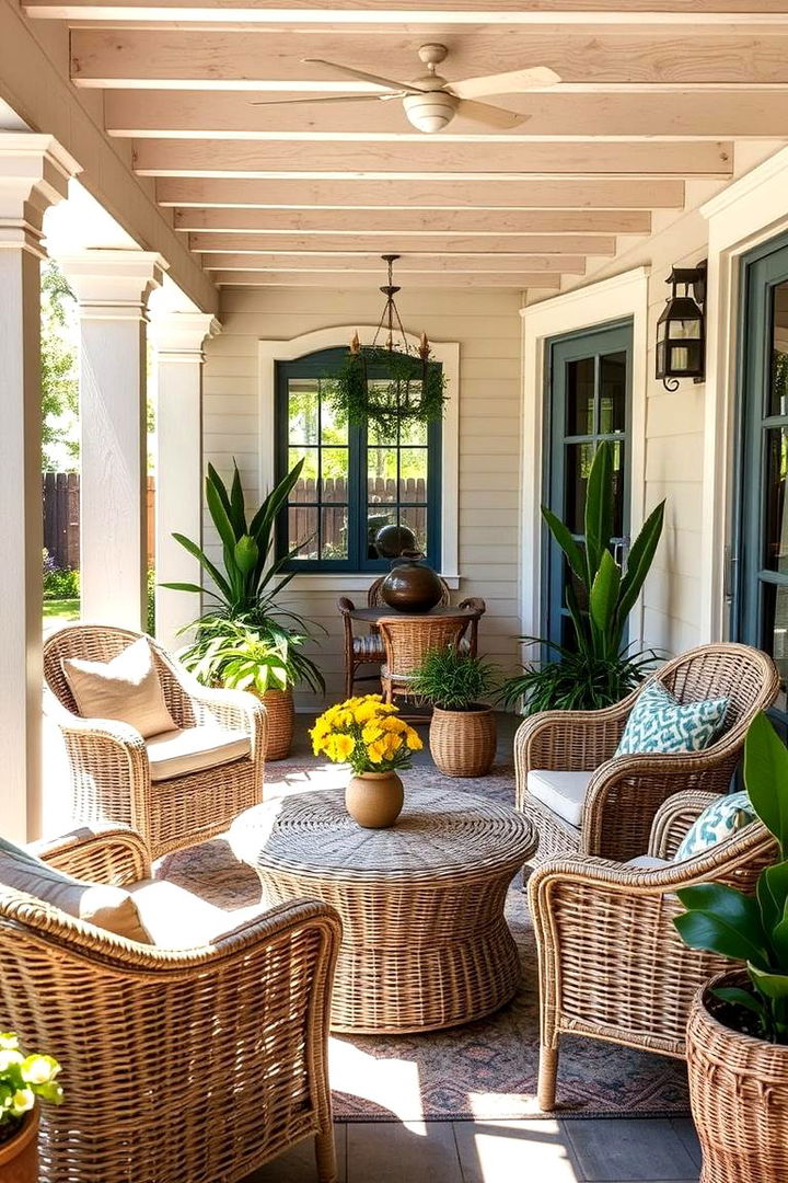 All Weather Wicker Pieces - 22 Patio Furniture Ideas