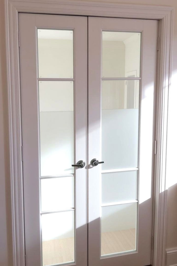 Alternating Glass Panels - 22 closet door ideas