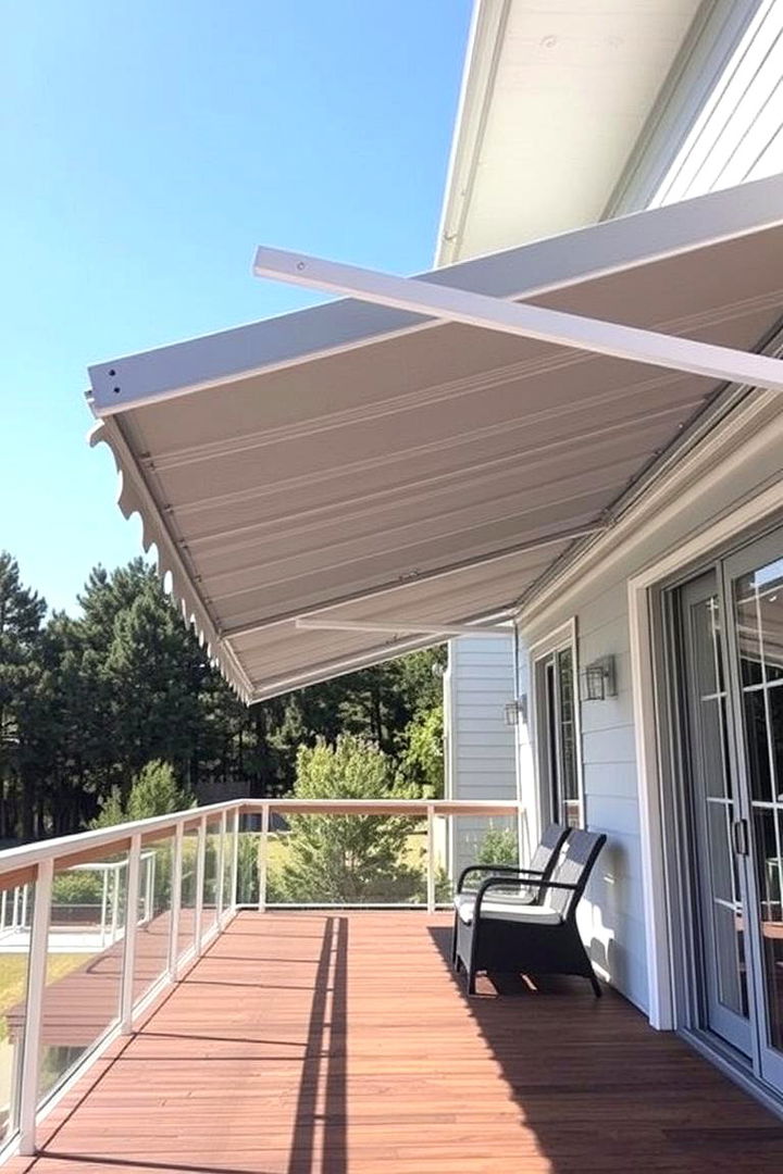 Aluminum Awning Design - 22 Deck Awning Ideas