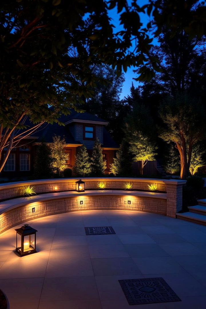 Ambient Lighting Design - 22 Semi Circle Patio Ideas and Inspiration