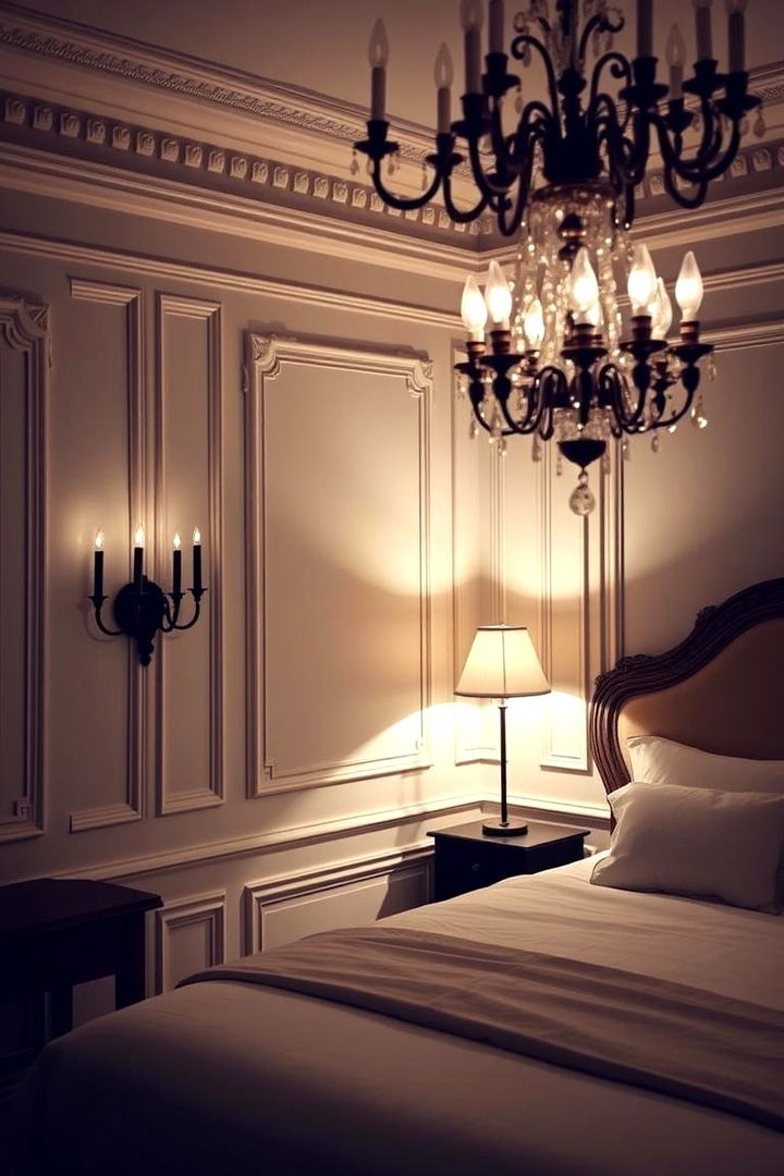 Ambient Lighting Excellence - 22 Parisian Themed Bedroom Ideas
