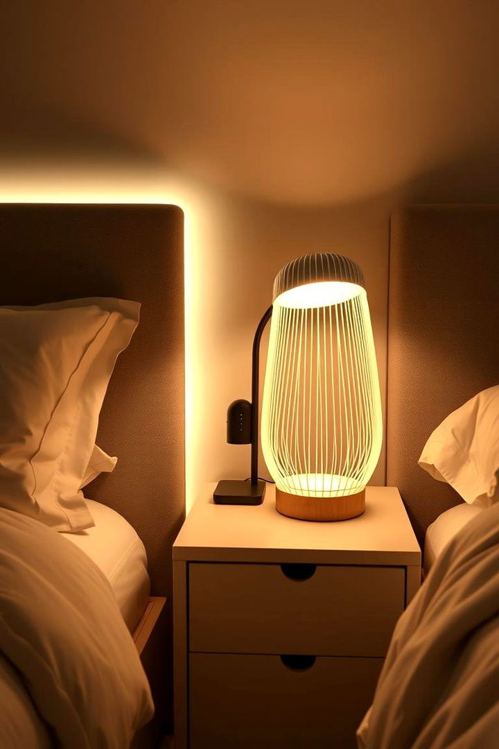 Ambient Lighting Focus - 22 Nightstand Decor Ideas