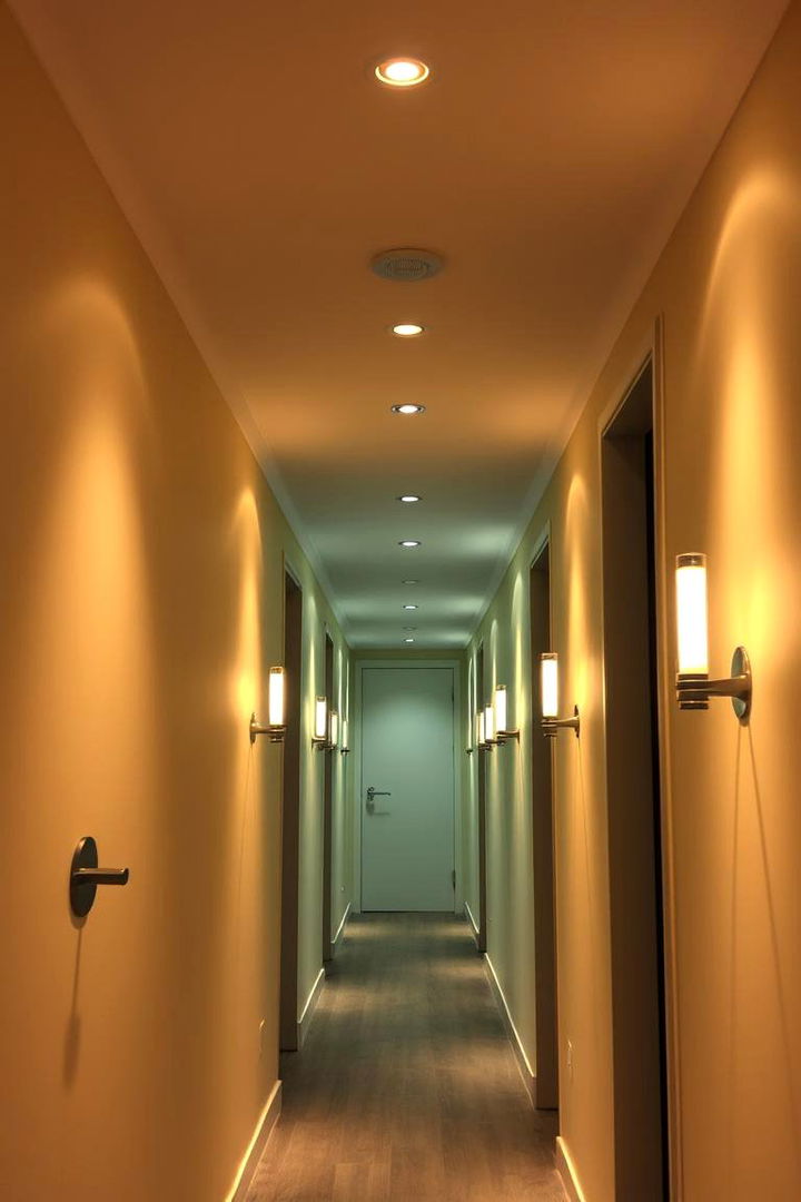 Ambient Lighting to Accentuate Features - 22 Narrow Hallway Ideas
