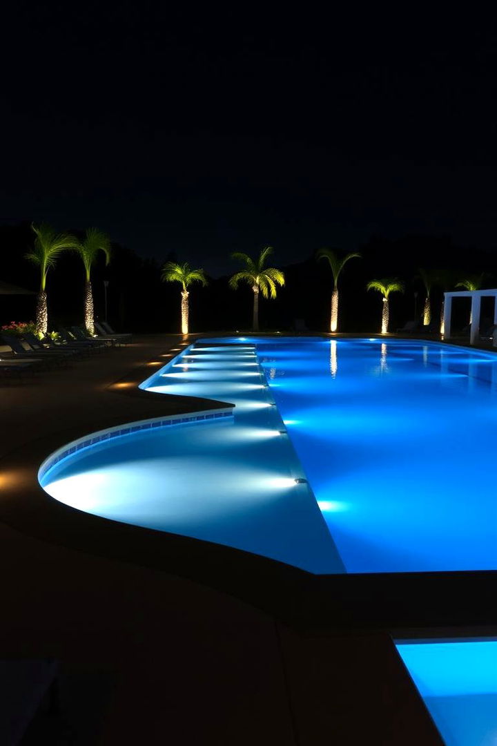 Ambient Nighttime Illumination - 22 Above-ground Pool With Deck Ideas