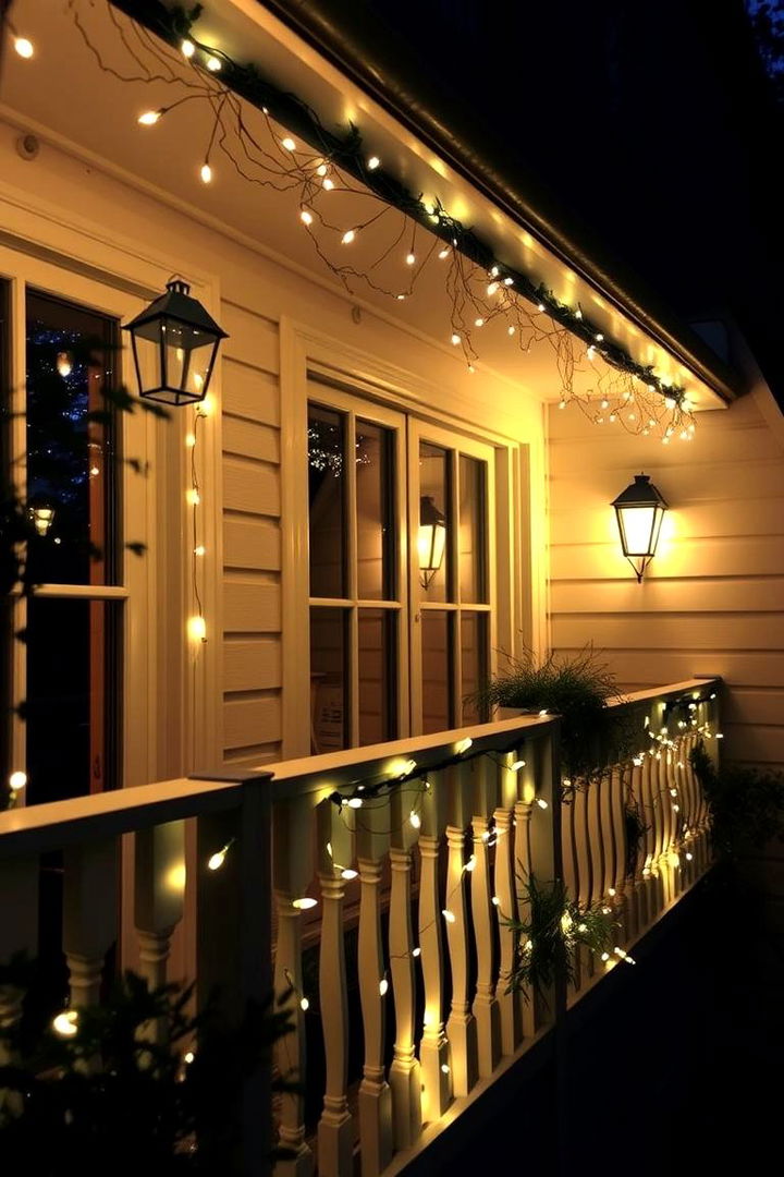Ambient Outdoor Lighting - 22 Small Balcony Ideas