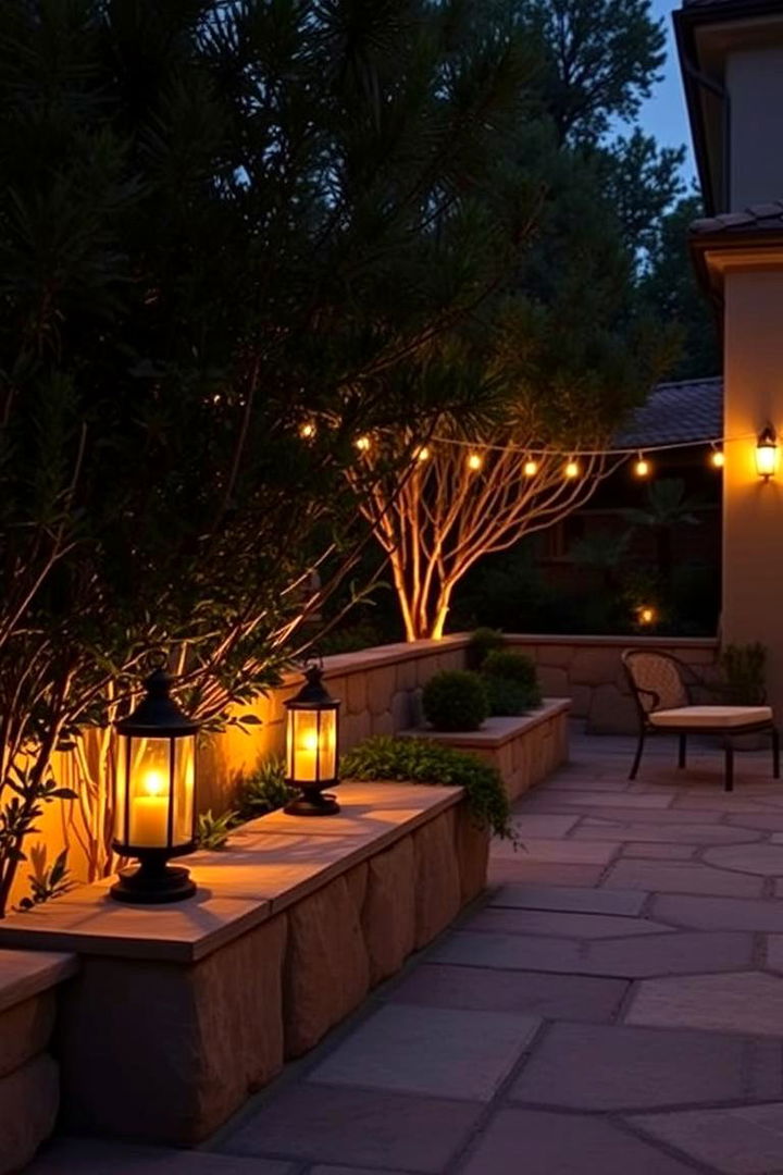 Ambient Outdoor Lighting - 22 Mediterranean Patio Ideas