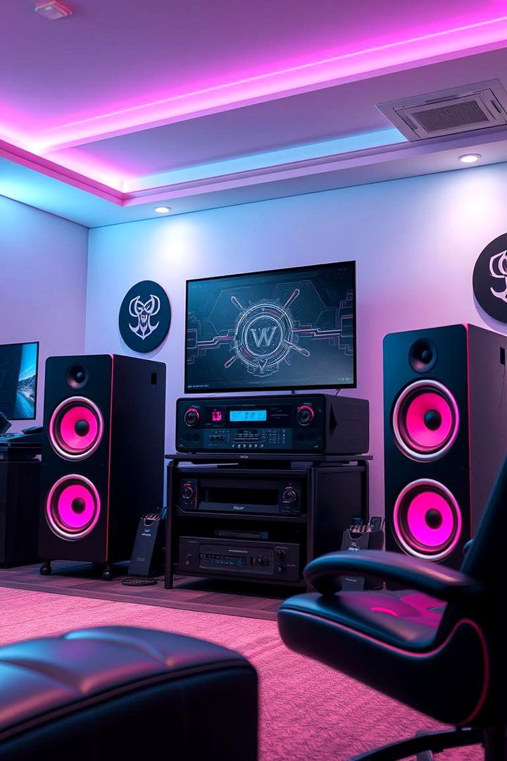 Ambient Pink Sound Experience - 22 Pink Gaming Setup Ideas