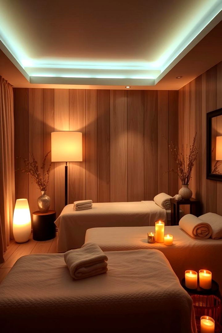 Ambient Soft Lighting Schemes - 22 Spa Decor Ideas